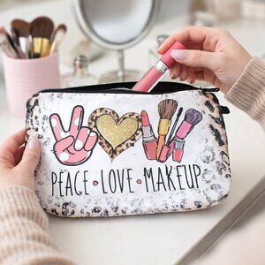 Peace Love Makeup - Cosmetic Bag - NEW!